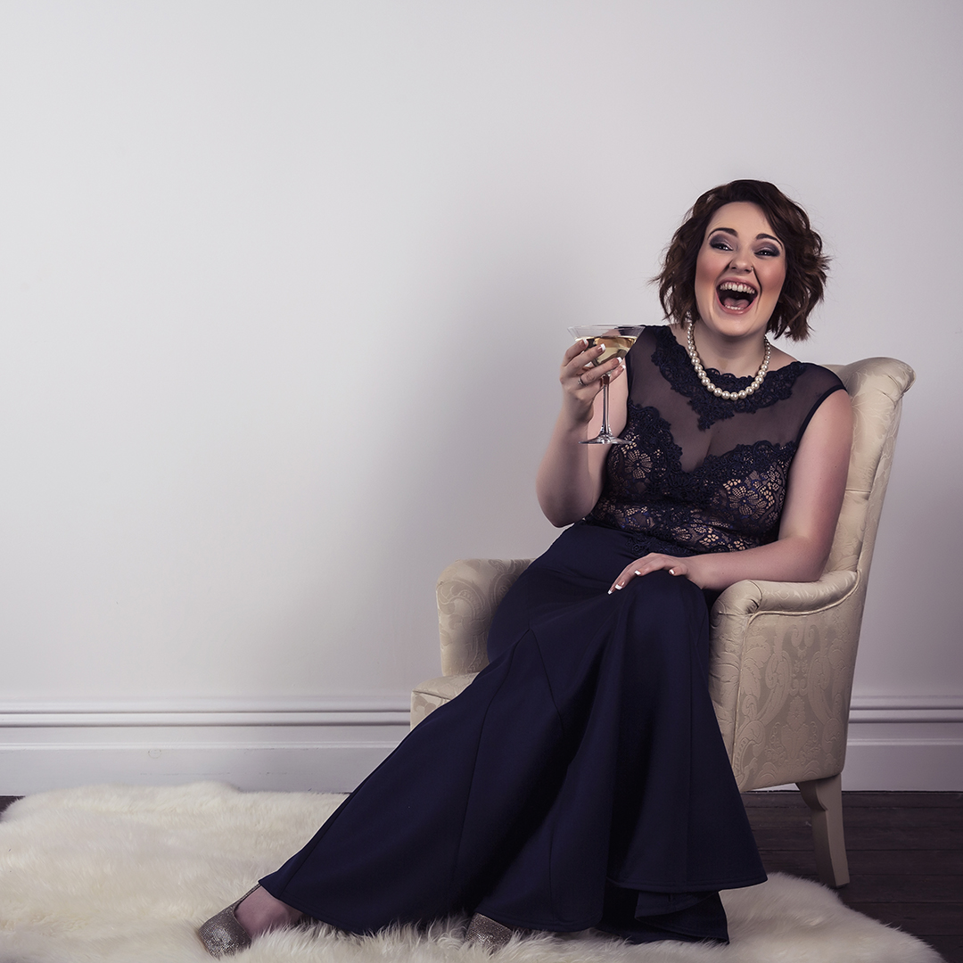 Kate Torevell fun acoustic wedding singer laughing